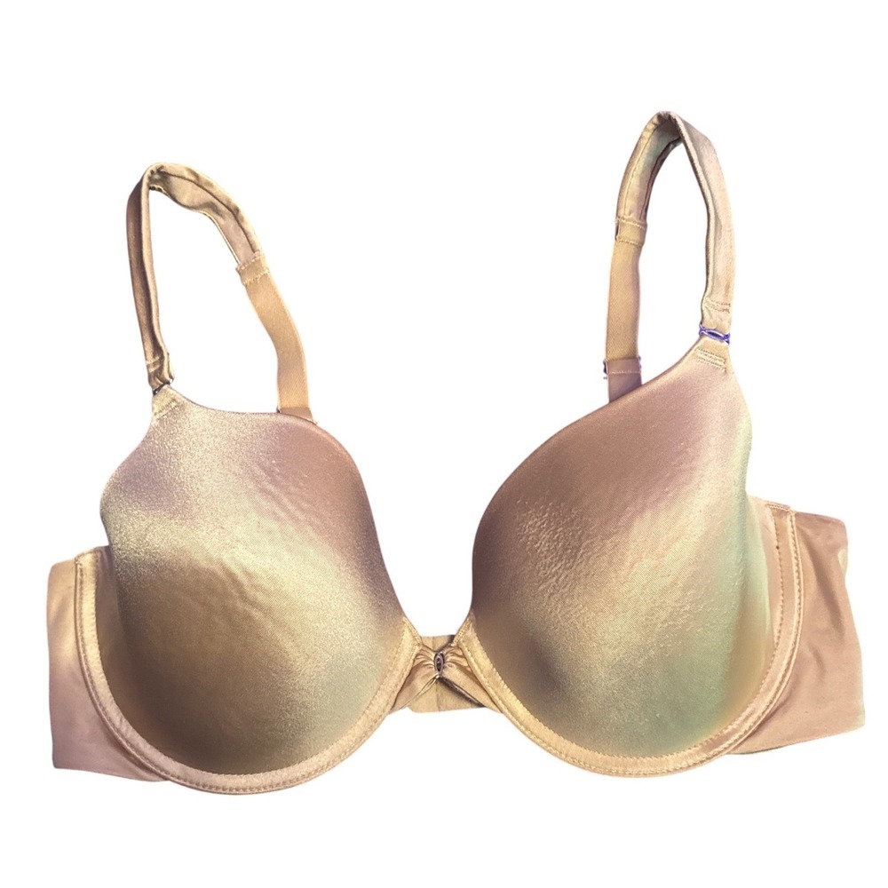 Lilyette Beige Nude Underwire T-Shirt Bra 38D Full Coverage